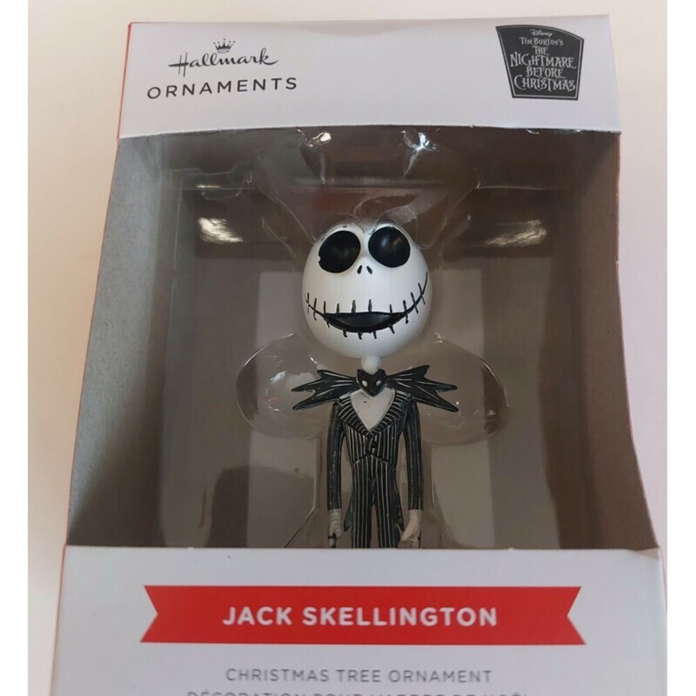 Hallmark 2022 The Nightmare Before Christmas JACK SKELLINGTON Tree Ornament - Picture 2 of 3
